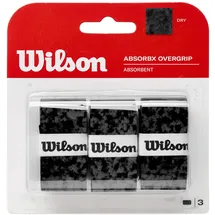 Wilson AbsorbX Overgrip Tennis 3er-Pack, Ultra-saugfähig, Außergewöhnlicher Grip, Langlebig, Leicht, Mühelos zu handhaben