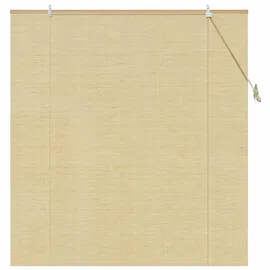 vidaXL Rollo Natur 130 x 160 cm Bambus/beige