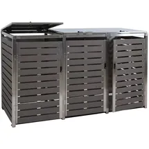 Proregal Mülltonnenverkleidung 120 x 200 x 85 cm anthrazit