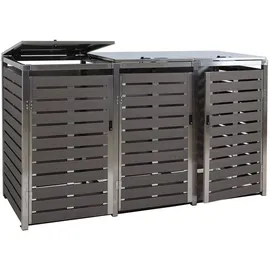 Proregal Mülltonnenverkleidung 120 x 200 x 85 cm anthrazit