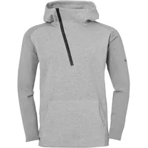 Uhlsport ESSENTIAL PRO ZIP-HOODIE Herren Grau/Schwarz L