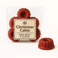 Duftkerze Christmas Cabin 5er Set Duftmelt/Duftwachs für Aroma- & Duftlampe