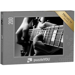 puzzleYOU Puzzle Das Spiel mit einer Gitarre, 200 Puzzleteile, puzzleYOU-Kollektionen Musik, Menschen