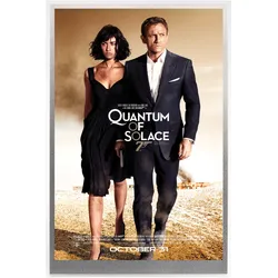 Offizielles Plakat als Silbernote "James Bond - Quantum Trost"!