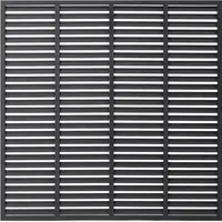 vidaXL WPC Lamellenzaun 180 x 180 cm grau