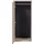 Woood Kleiderschrank Daily Closet aus Kiefer, modern, Dakargrau, mit Push-to-Open-System, 110x50 cm,