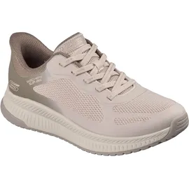 SKECHERS Bobs Squad 4 Damen Weite M Taupe Multi 36