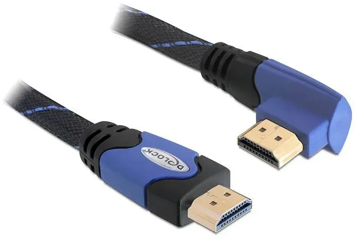 DeLOCK 2m High Speed HDMI 1.4 HDMI-Kabel HDMI Typ A (Standard) Schwarz, Blau