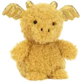 JellyCat. Kleiner Drache Gold Lockiges Haar Gefulltes Tier Pluschtier Spielzeug