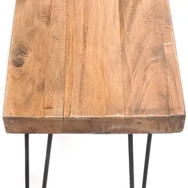 DESIGN DELIGHTS Sitzbank Bohle Beige 120 x 50 x 30 cm