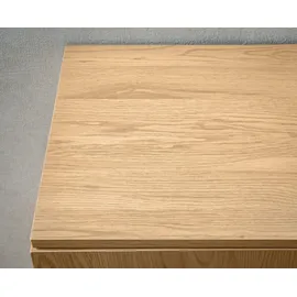 Wohnling Sideboard Braun 140 cm x 39 cm x 80 cm