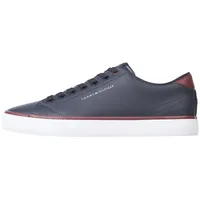 Tommy Hilfiger TH HI VULC CORE LOW LEATHER ESS Vulkanisierte Sneaker Herren, Blau (Desert Sky), 42 EU