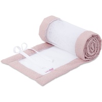 babybay babybay® Nestchen Mesh Royal passend für Modell Original, rosé Glitzerpunkte gold