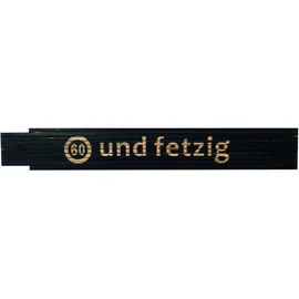 Heka Zollstock 60 und fetzig 2 m, schwarz