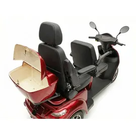 ECONELO E-Seniorenmobil Billy 2.0 3-Rad 1000 Watt Rot/Grau