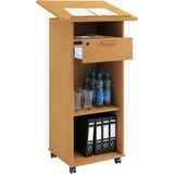 VCM my office Stehpult Rednerpult Stehtisch Rollen Melta