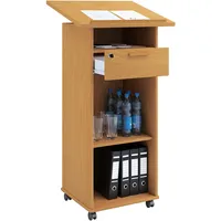 VCM my office Stehpult Rednerpult Stehtisch Rollen Melta