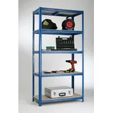 SZ METALL Schwerlastregal 23182-I blau 90,0 x 30,0 x 180,0 cm