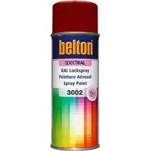 Kwasny belton spectRAL Lackspray RAL 3002 karminrot, glänzend, 400 ml - Profi-Qualität
