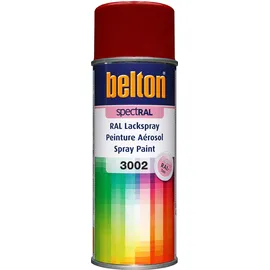 Kwasny belton spectRAL Lackspray RAL 3002 karminrot, glänzend, 400 ml - Profi-Qualität