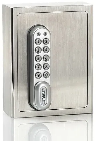 Schlüsselsafe E Code aus Edelstahl 1120 / 1420 (Anzahl Fächer: 1 Fach)