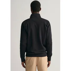 GANT Reg Shield Halbzippullover Black L