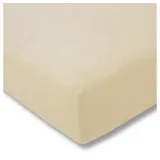 Estella Spannbettlaken Zwirnjersey 6900 90 x 200 - 120 x 220 cm natur