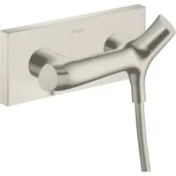 hansgrohe Brausethermostat Axor Starck Organic AP, 1 Verbraucher, Edelstahl-Optik