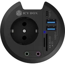 Icy Box IB-HUB1430-CR USB 3.2 Gen 1 Multiport Tisch Hub
