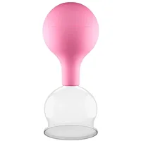 PULOX Schröpfglas aus Echtglas pink 52mm 1 St
