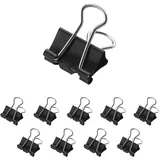 Westcott Foldbackklammern E-1070000, 15mm Schwarz 12 Stück
