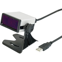 Renkforce FS5020E USB-Kit Barcode-Scanner Kabelgebunden 1D Laser Silber, Schwarz Desktop-Scanner (St
