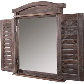 Mendler Wandspiegel 53 x 42 cm Braun