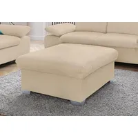 DOMO collection Hocker »Milan«, mit Staufach beige