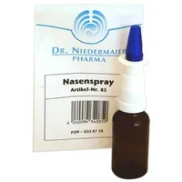 NASENSPRAY Pumpzerstäuber auf 20 ml Braunglasfl. 1 St