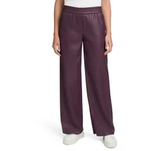 Betty & Co Schlupfhose mit weitem Bein in Dark Aubergine | Gr.: 40