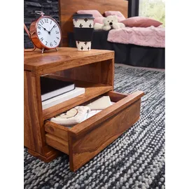 Möbel Boss Nachtschrank Mumbai 40 x 40 x 30 cm Braun