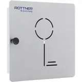 Rottner Tresor Schlüsselkasten Key Collect 10 22,0 x 5,0 x 22,0 cm Silber