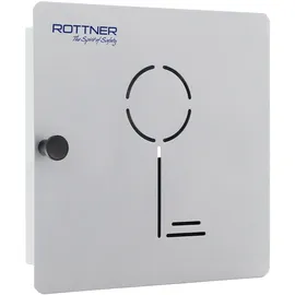 Rottner Tresor Schlüsselkasten Key Collect 10 22,0 x 5,0 x 22,0 cm Silber