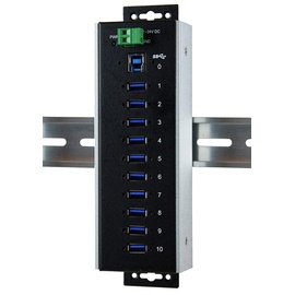 Exsys EX-1110HMVS-WT USB B), Dockingstation + USB Hub, Schwarz