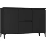 vidaXL Sideboard Schwarz 104x35x70 cm Holzwerkstoff