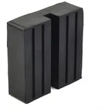 Honseadek Scherenhebe-Stützblock, Gummi, Wagenheber-Pad, Fahrzeugrahmenschutz, 70 x 70 x 25 mm, Auto-Garagen-Hebebügel, Schweißschutz (1 Stück)