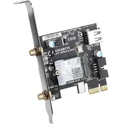 Gigabyte GC-WBAX200, 2.4GHz/5GHz WLAN Karte, Bluetooth 5.1 LE, PCIe x1