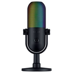 RAZER Seiren V3 Chroma Schwarz - RGB USB Mikrofon mit Tap-to-Mute-Funktion