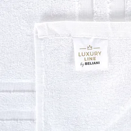 Beliani MITIARO Handtuchset 9-tlg. weiß