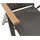 gardenson Verona Gartensessel 59,5 x 74 x 115,5 cm grau klappbar