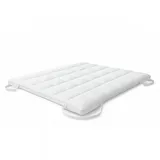 The White Stone Topper Gepolsterter Matratzenschoner 90 x 200 cm Weiß