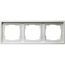Gira 0213112 Abdeckrahmen 3f Flächenschalter Reinweiß