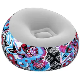 BESTWAY Floral Air Aufblasbares Sofa - Multicolour - 112 x 112 x 66 cm