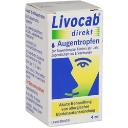 Livocab direkt Augentropfen bei Allergien, z.B. Heuschnupfen 4 ml